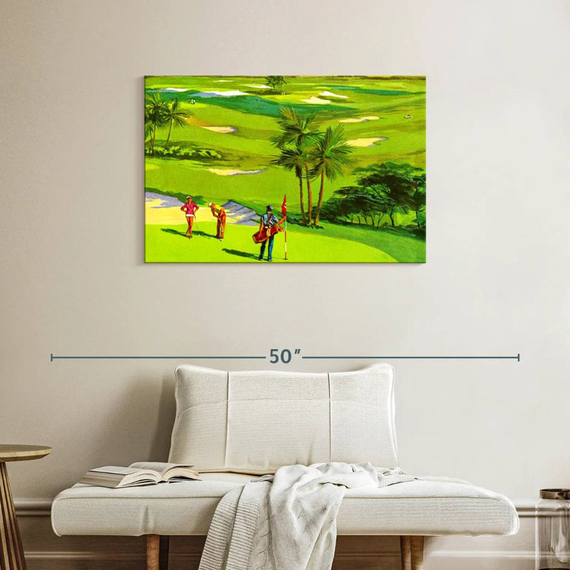 Senne Golf Course, 24" H x 36" W