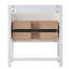 Meuble-lavabo 30 po avec 2 tiroirs et tablette de rangement ouverte, lavabo non inclus