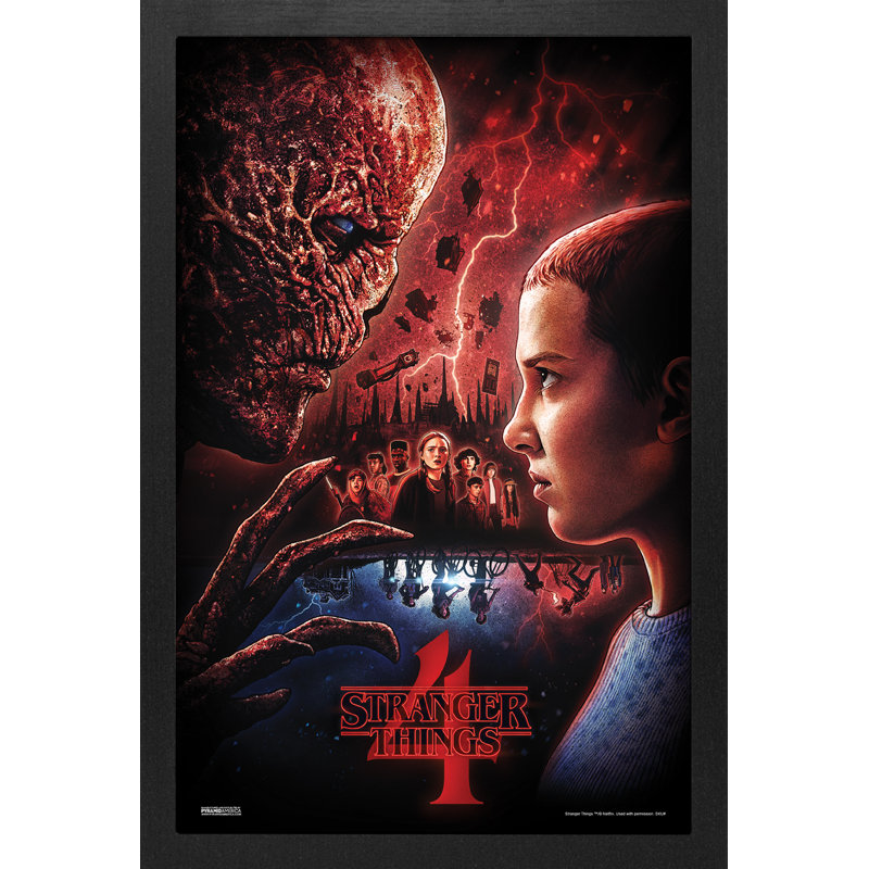 Stranger Things - S4 Face Off 11x17 Gel-Coat Framed Print