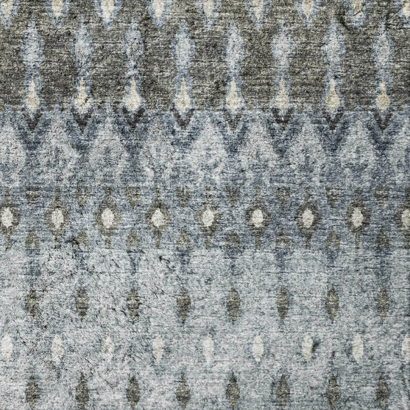 Premium Machine Washable Dream Shag ADS72 Tribal Rug, 3' x 5', Moody