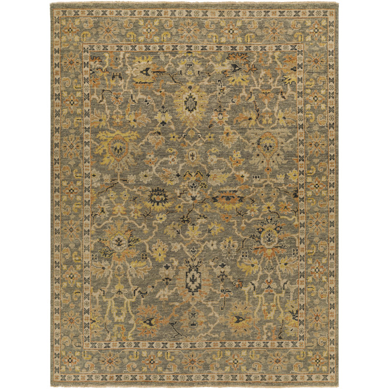 Reign Wool Oriental Area Rug, Rectangle 6' x 9'
