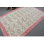 Tapis turcs, tapis rouge Oushak, grands tapis 5,2 x 8,5 pi, tapis géométriques, tapis en laine, tapis rétro
