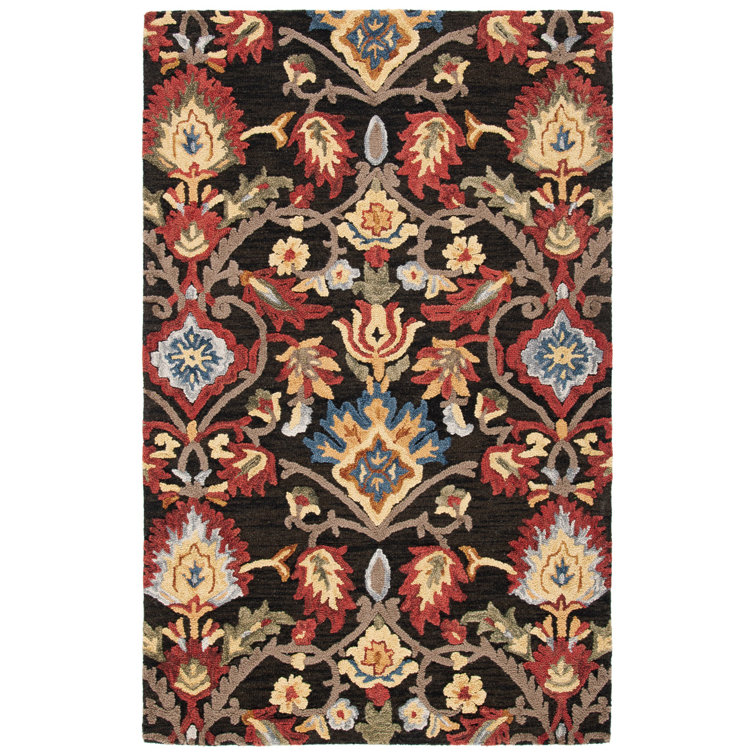 Hemsley Hand Tufted Wool Floral Rug