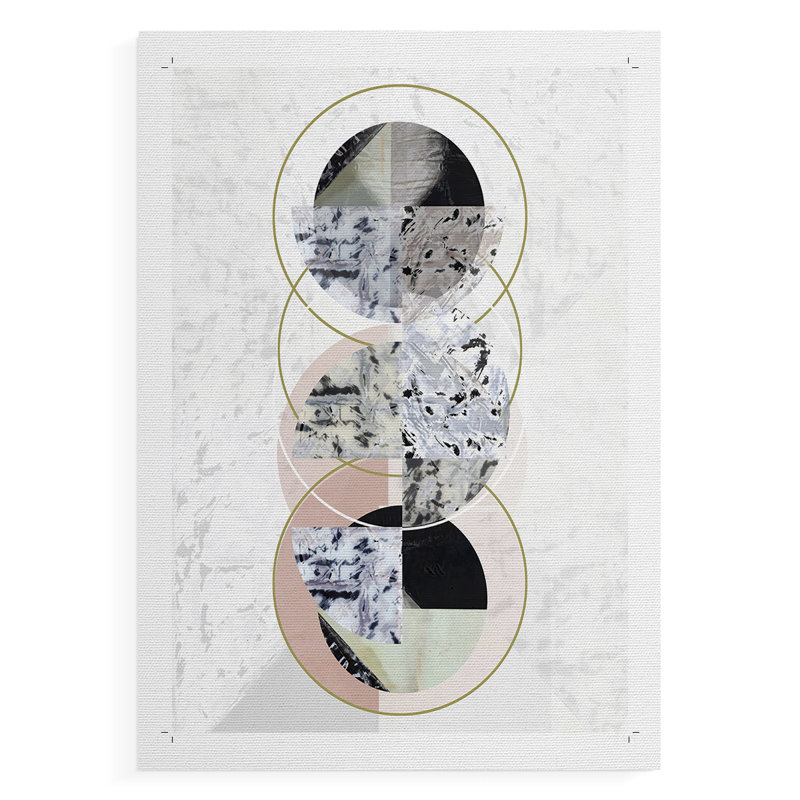 Inner Circles II - Impression sur toile seulement - NON CADRE, H 18 po x l 12 po