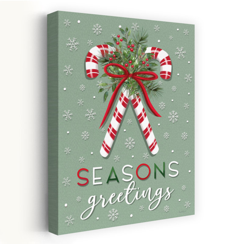 Season Greetings Candy Canes II, H 16 po x l 24 po