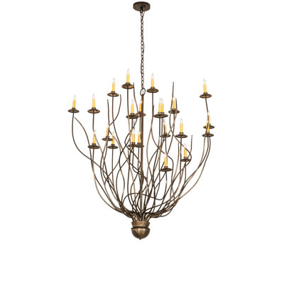 54" Wide Sycamore 22 Light Chandelier