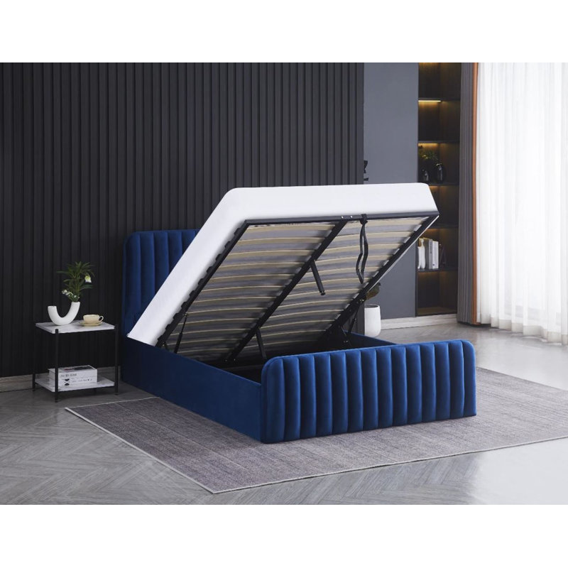 Abgail Upholstered Ottoman Storage Bed, Small Double (4')