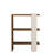 Modern Wall-Mounted Bookshelf, Walnut & White, 20.4 x 27.6 x 9.8 inches | 100% Melamine Coated Particle Board, Thickness: 0.7 inches | Multiple Shelves, Stylish & Functional Storage Solution for Home or Office-1400231158