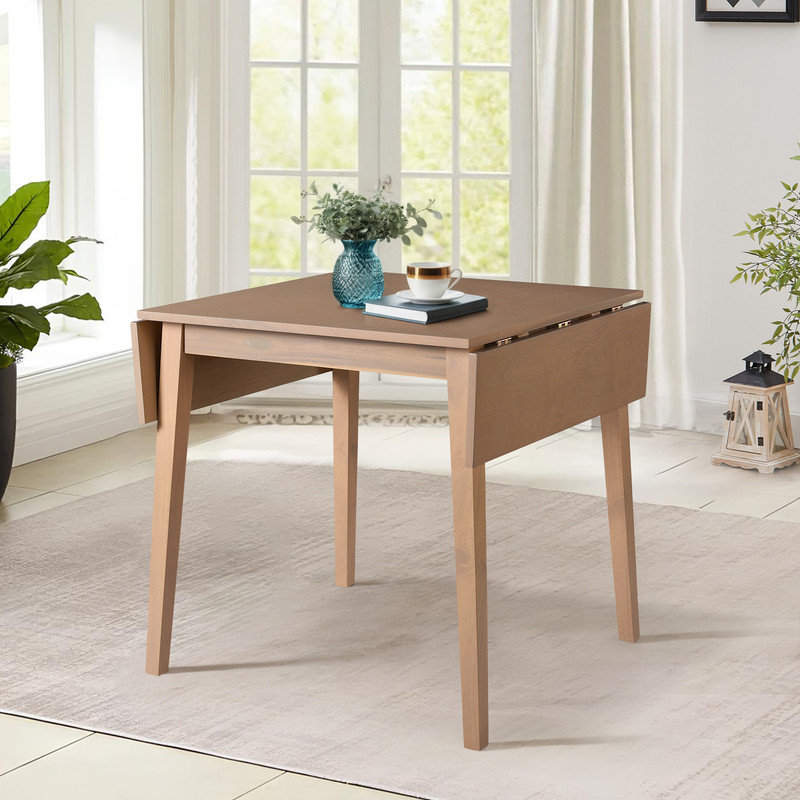 Table de salle à manger extensible, Naturel