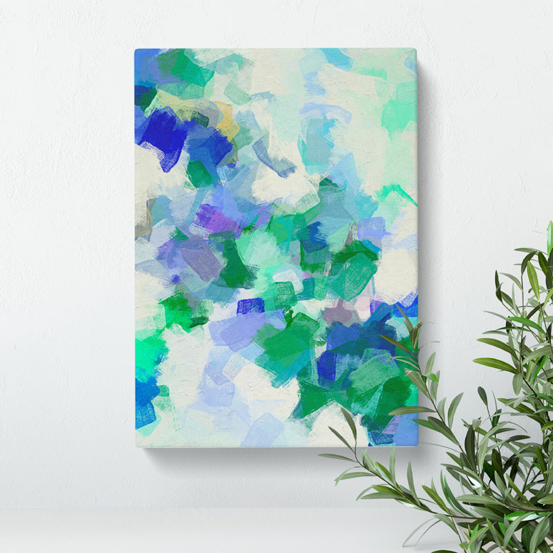 Pressure Drop Abstract - Wall Art, Wrapped Canvas, 76cm H x 50cm W, No Matte