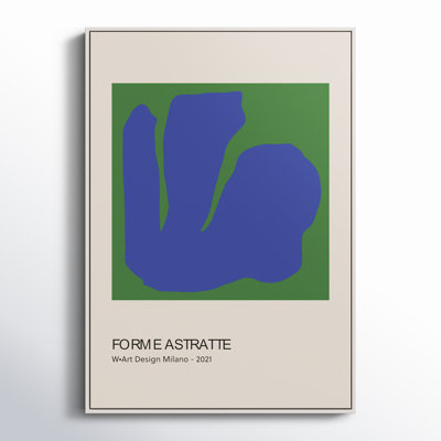 Forme Astratte Blue & Green by Romina Gadler