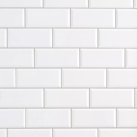 Eclipse 4" x 12" Beveled Matte Subway Wall Tile
