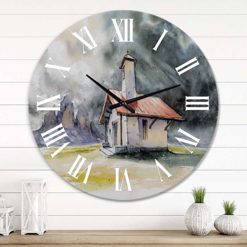 Horloge murale rustique, Grand
