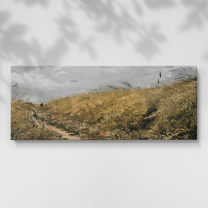 Série paysage - MCLXVII - Toile tendue avec châssis - Prêt à accrocher, H 16 po x l 40 po