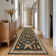 Floral Machine Washable Rug with Non-Slip Backing, Soft Thin Low Pile Non Shedding Floor Carpet, Indoor Foldable Printed Accent Mat for Living Room/Nursery/Bedroom