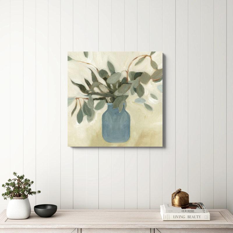 Neutral Arrangement II par Emma Scarvey, reproduction d'art sur toile tendue, H 30 po x l 30 po, Toile avec cadre blanc, Non