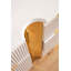 Commode 6 tiroirs dorée avec détails en bois blanc (commode incluse seulement)