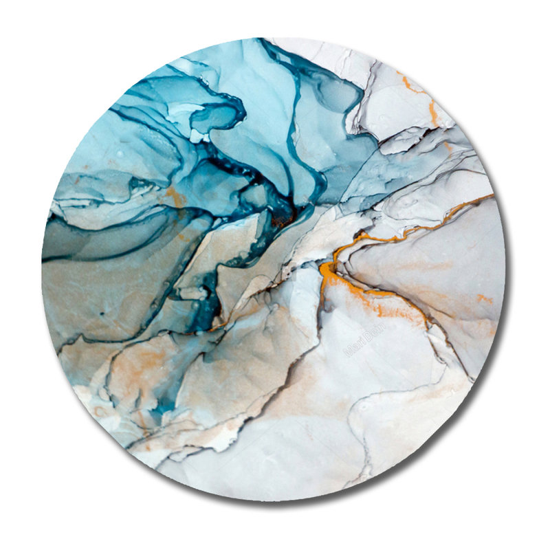 Fusion Three Print, 46" H x 46" W x 1.5" D, Aluminum