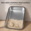 Stainless Steel, ABS Plastic. Litter Box