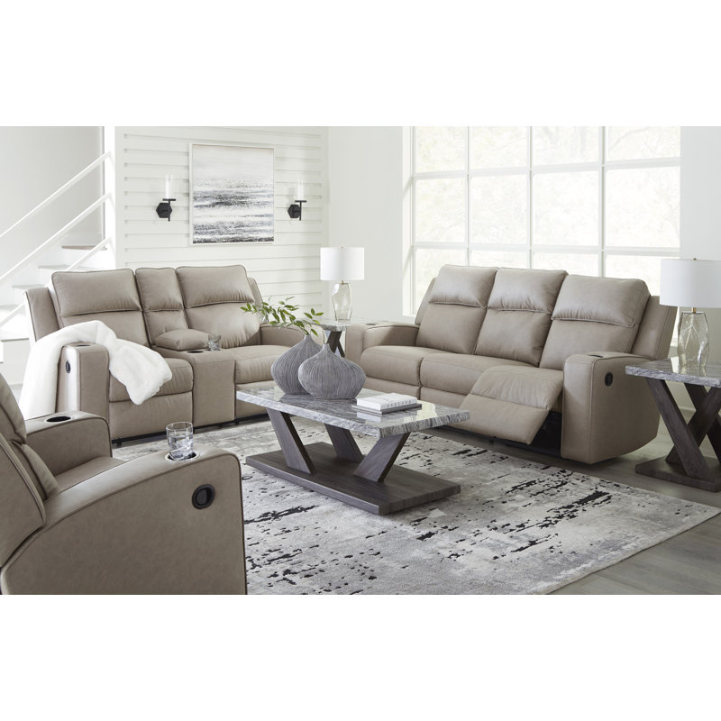 Canapé, causeuse et fauteuil inclinable Lavenhorne, Gris