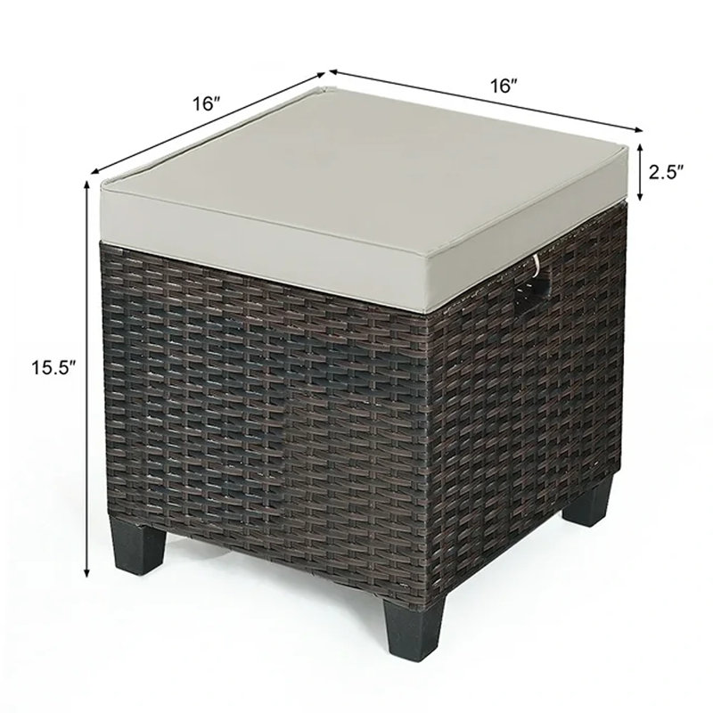 Repose-pieds avec coussin Healdsburg