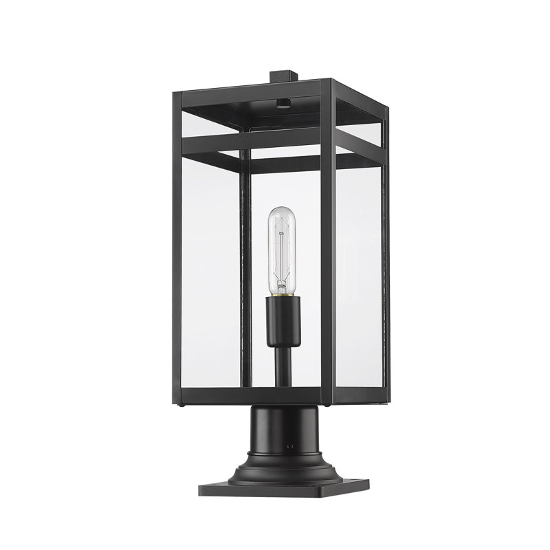Sylmar Transparent Pier Mount Light, 19.75" H x 7.5" W x 7.5" D