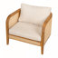 Ensemble de chaises d'extérieur rembourrées