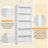 83.4" Tall Wood Bookcase,5-Tier Home Decor Bookshelves With Adjustable Storage Shelves,Storage Organizer  Cds/Books/Movies,Free Standing Storage Shelves  ,Home Office,-1386380578