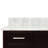 Flynt 55'' Single Bathroom Vanity with Carrara Marble Top-64627201