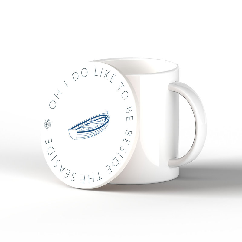 Ceramic Round 1 Piece Coaster