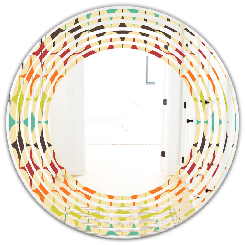 Miroir mural de salle de bain Wave, 31,5 po x 31,5 po