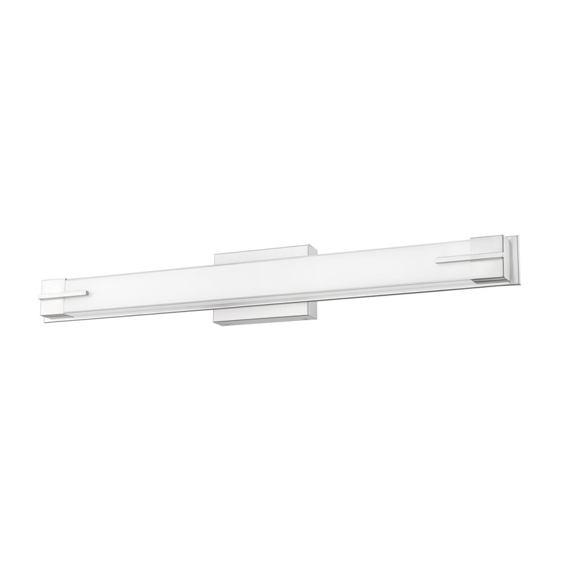 Chase 1 Light Vanity, Brushed Nickel