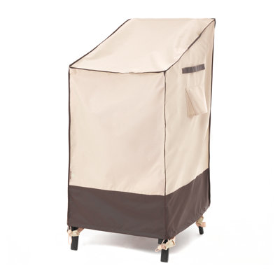 Premium Waterproof Outdoor Patio Chair Cover: Latest Rip-Stop Fabric, 3-Year Warranty - 27"W × 34"D × 41"H by F&J Outdoors