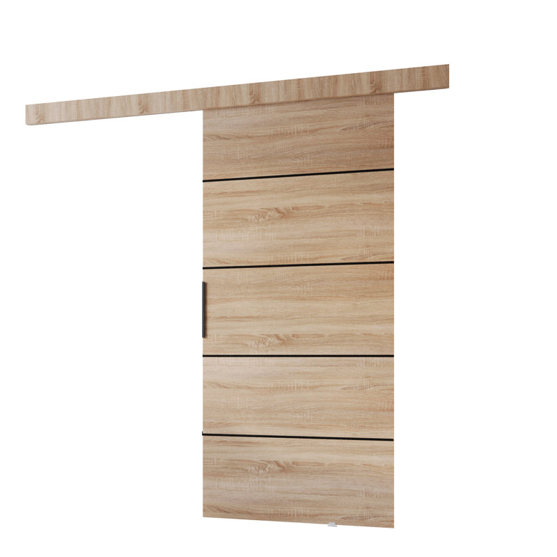 Sliding Door Prim 2K, Interior Door, Sonoma Oak, 76cm x 205cm