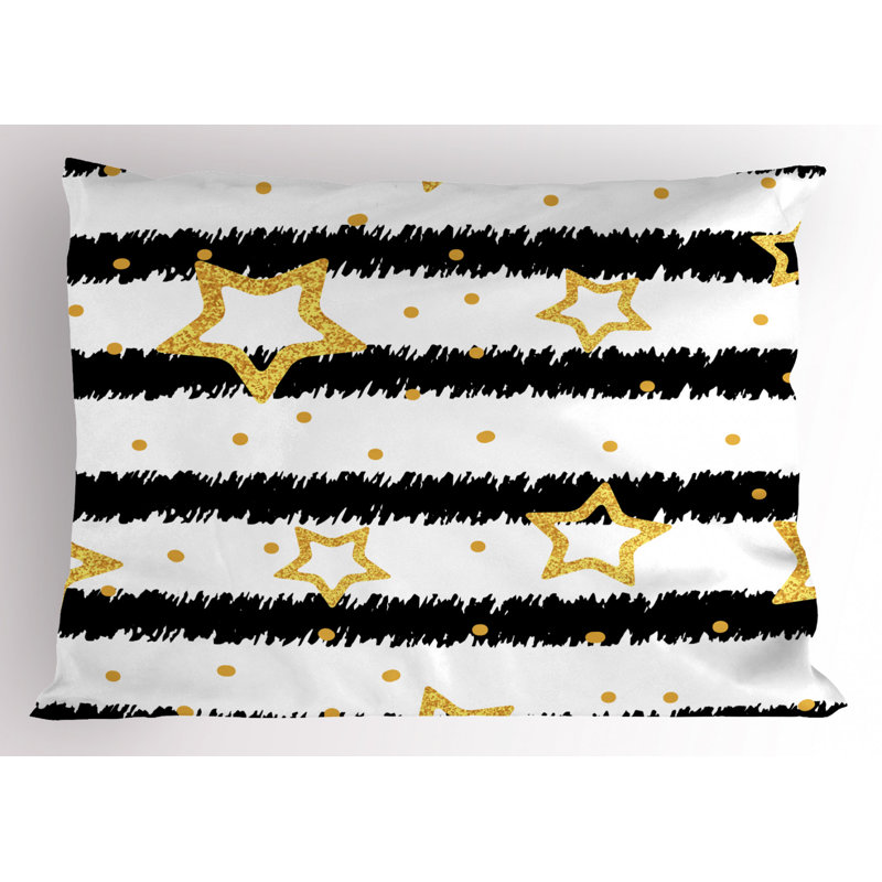 Star Polyester Geometric Sham Set, Twin