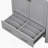 30" Grey Bathroom Vanity With Single Sink, Combo Cabinet Undermount Sink-622218128