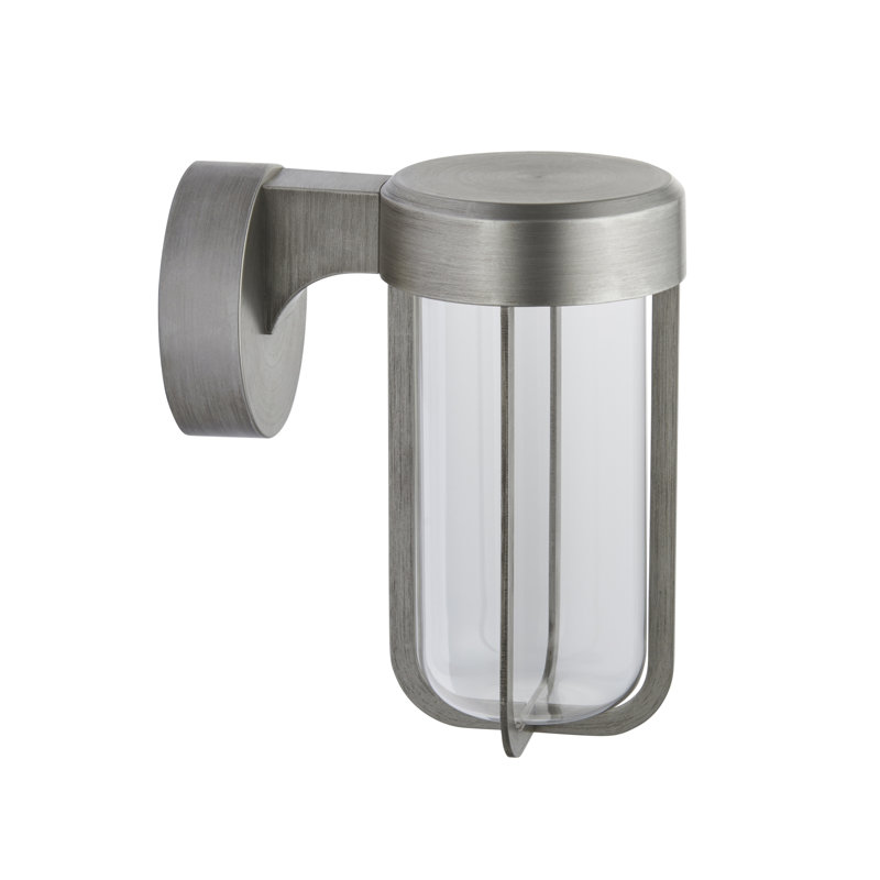 Pembroke LED Outdoor Wall Lantern, Aged Pewter