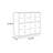 Tree Knot Patterned Floor Standing Accent Chest
