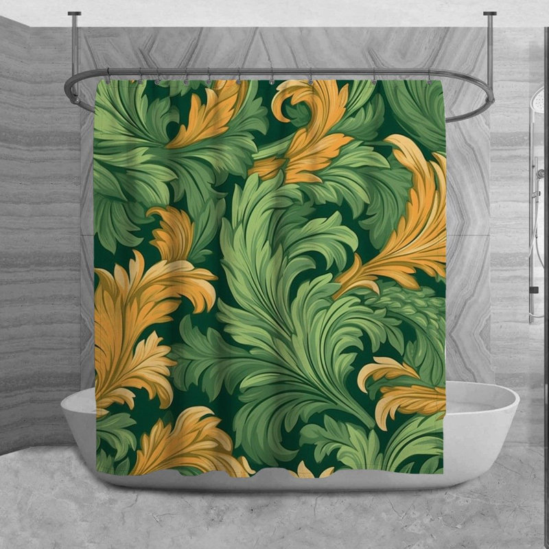 Rideau de douche Floral, H 84 po x l 70 po