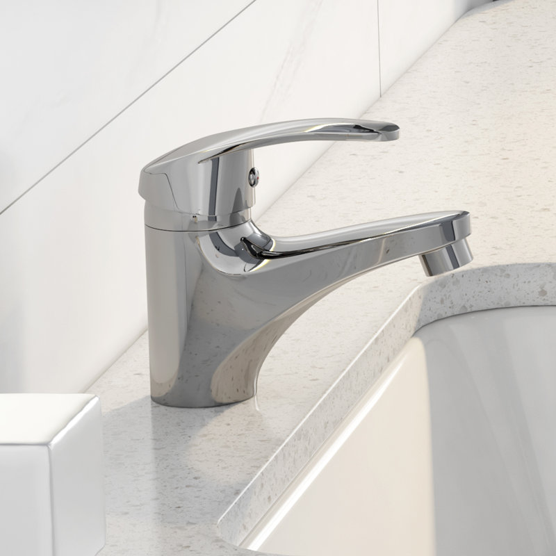 Denbigh Mono Basin Mixer Tap, Single -Handle Bathroom Basin Tap