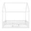 Lit double en bois YDT avec clôture et porte pour chambre à coucher, blanc-59040920-59040921