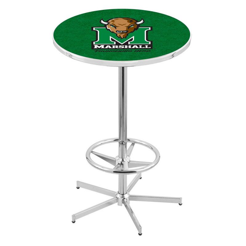 NCAA Round Dining Table, Marshall University