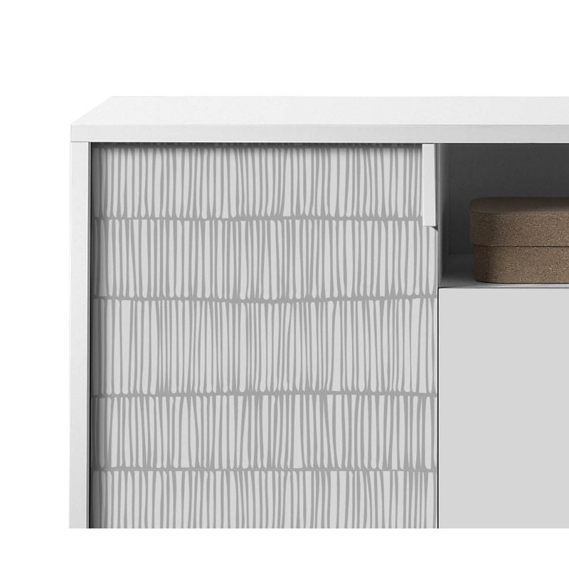 16 Pair Shoe Storage Cabinet, White