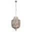 Lustre en perles de bois drapé-45450634