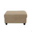 Ensemble de fauteuil d'appoint et repose-pieds avec rangement, méridienne convertible simple avec dossier inclinable, porte-gobelets, ports USB-C-52928316