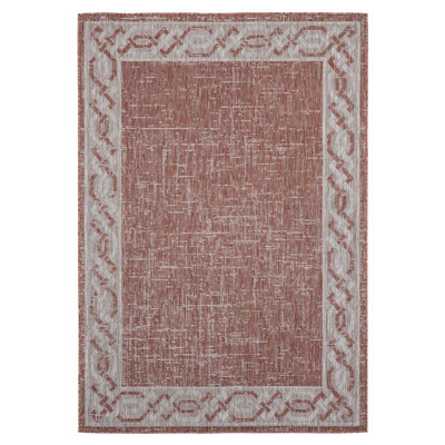 Tapis intérieur / extérieur rose Mcclinton
