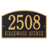 Legacy 2-Line Wall Address Plaque