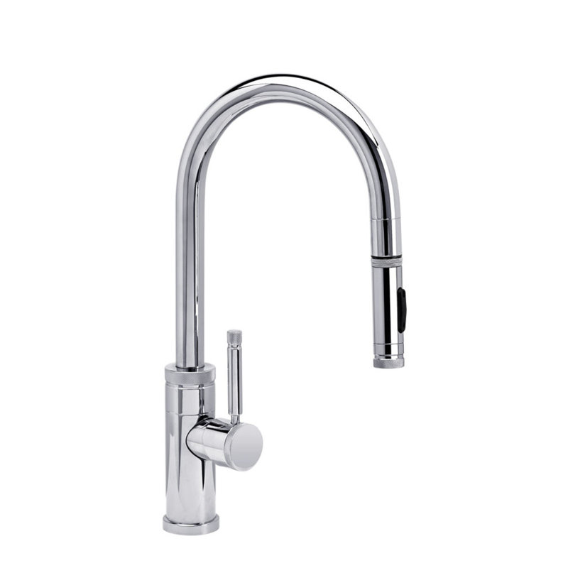 Industrial Plp Pulldown Faucet - Toggle Sprayer, Chrome