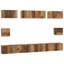 TV Cabinet Set Wall-Mounted 8 Pcs Engineered Wood-1959937462