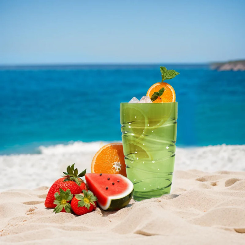 Acrylic Drinking Glass Set